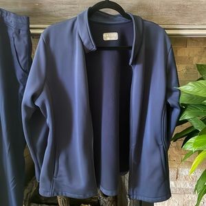 3 pieces Navy blue scrub set size XL